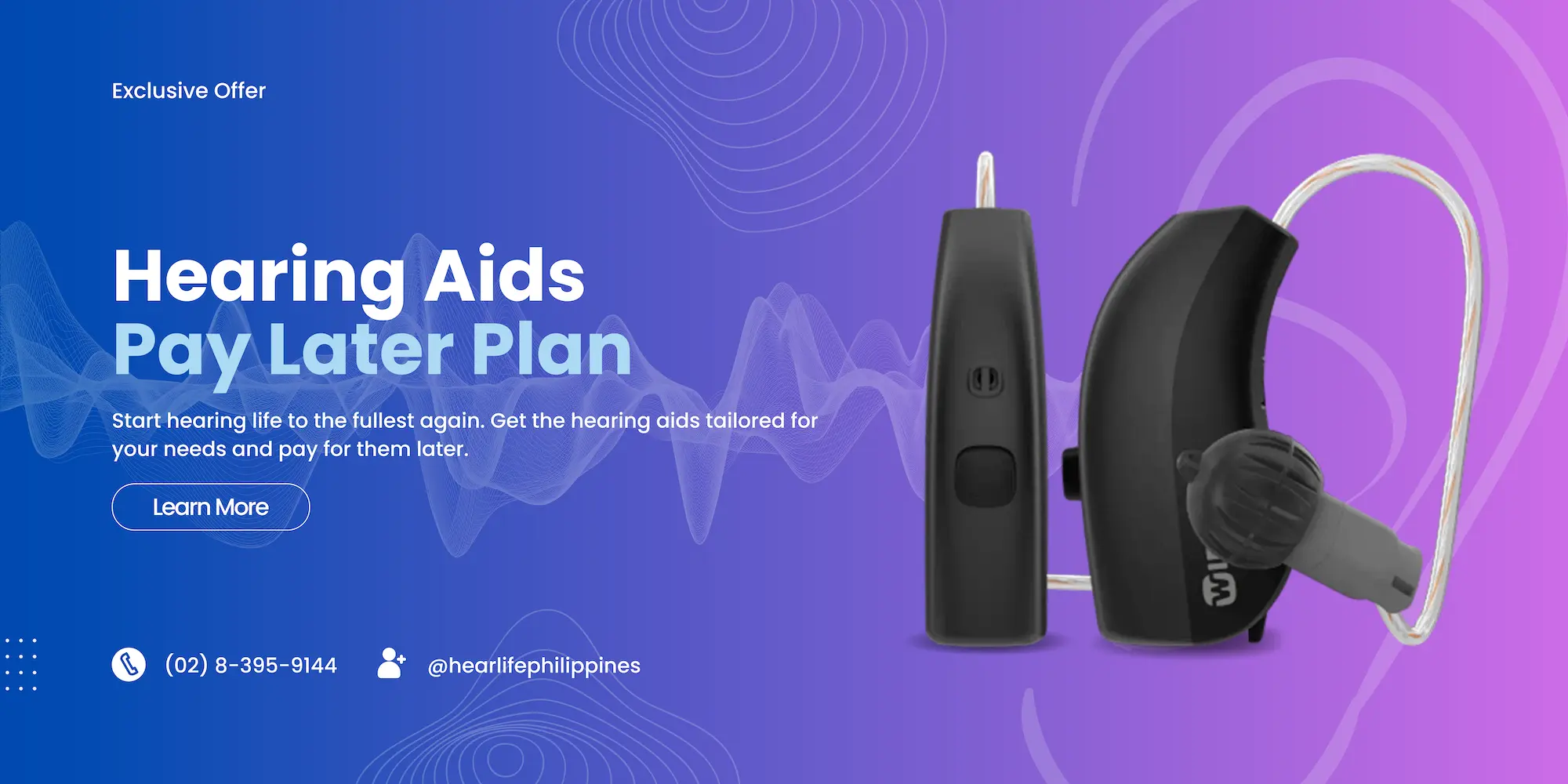 Hearing Aids Pay Later Plan new phone wide